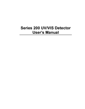 PerkinElmer 200 UV/VIS Series User Manual
