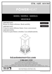 Twin-Star International POWERHEAT 10ILH330-01 Manual