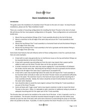 DockStar Smart Thruster Installation Manual