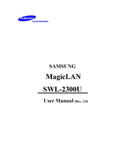 Samsung MagicLAN SWL-2300U User Manual