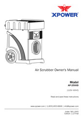 XPower AP-2500D Owner's Manual