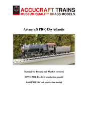Accucraft trains PRR E6s Atlantic Manual