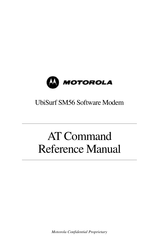 Motorola SM56 At Commands Reference Manual