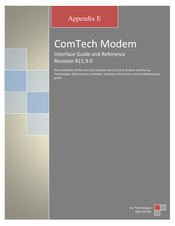 AvL Technologies ComTech Interface Manual And Reference