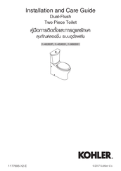 Kohler K-98830H Installation And Care Manual
