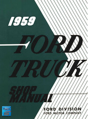 Ford F100 1959 Shop Manual