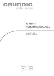 Grundig GWT 2000 User Manual