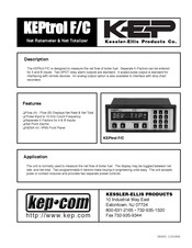 KEP KEPtrol F/C Quick Start Manual