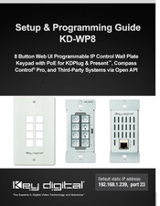 Key Digital KD-WP8-2 Setup And Programming Manual