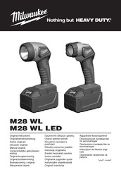 Milwaukee HEAVY DUTY M28 WL Original Instructions Manual