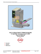 molex RAST 5.0 Instruction Manual