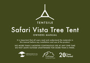 Tentsile Safari Vista Tree Tent Owner's Manual