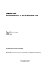 Brainstorm Electronics DXD-8 Operation Manual