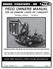 Peco 35621205-06 Owner's Manual