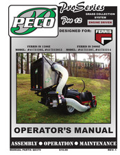 Peco Pro Series Operator's Manual