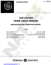 Ge AK-2-15 Installation And Operation Manual