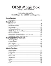 OESD Magic Box Instruction Manual