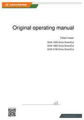 Amazone GHS 2100 Drive SmartCut Original Operating Manual