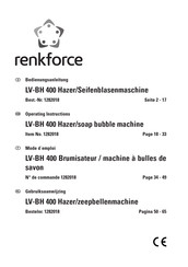 Renkforce LV-BH 400 Operating Instructions Manual