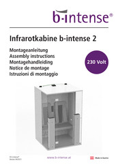 b-intense 2 Assembly Instructions Manual