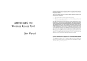 Addtron Technology AWS-110 User Manual