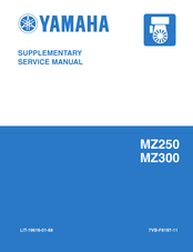Yamaha MZ300KHIDM Supplementary Service Manual