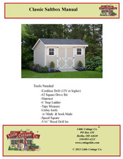 Little Cottage Classic Saltbox Manual