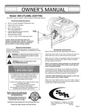 Sma 800-UTL60BL Owner's Manual