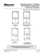 Follett Symphony Plus C12CI425A Operation And Service Manual