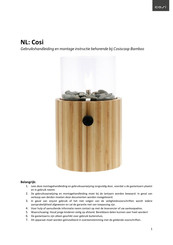 Cosi Cosiscoop Bamboo User Instruction