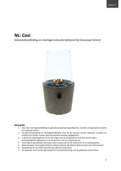 Cosi Cosiscoop Cement User Instruction