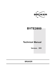 Bruker BVTE3900 Technical Manual