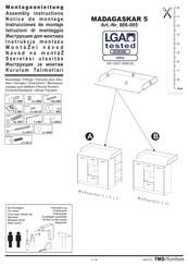 FMD Furniture MADAGASKAR 5 806-005 Assembly Instructions Manual