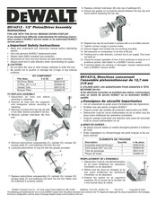 Dewalt D514312 Assembly Instructions
