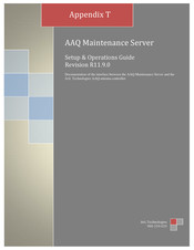 AvL Technologies AAQ Maintenance Server Setup & Operation Manual