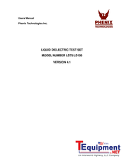 Phenix LD75 User Manual