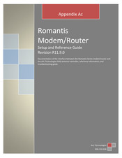 AvL Technologies Romantis Setup And Reference Manual