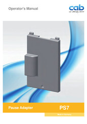 CAB PS7 Operator's Manual