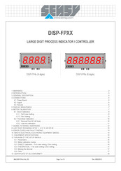 SENSY DISP-FP6 Manual