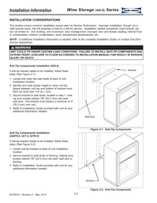 Sub-Zero 400-2 Series Installation Information