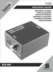 Somogyi Elektronic home DTA HIFI Instruction Manual