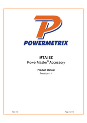PowerMetrix PowerMaster MTA15Z Product Manual