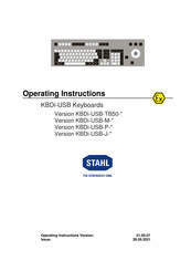 Stahl KBDi-USB-TB50 series Operating Instructions Manual