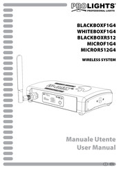 Music & Lights PROLIGHTS MicroF1G4 User Manual