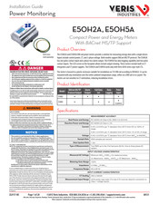 Veris Industries E50H5A Installation Manual