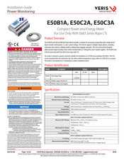 Veris Industries E50C3A Installation Manual