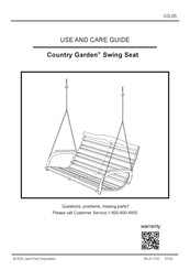 Jack-Post Country Garden Use And Care Manual
