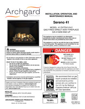 Archgard 41-DVTE41LN-2 Installation, Operation And Maintenance Manual