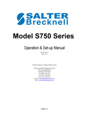 Salter Brecknell TI-S750S Operation/Setup Manual