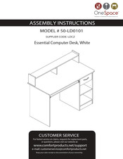Onespace 50-LD0101 Assembly Instructions Manual